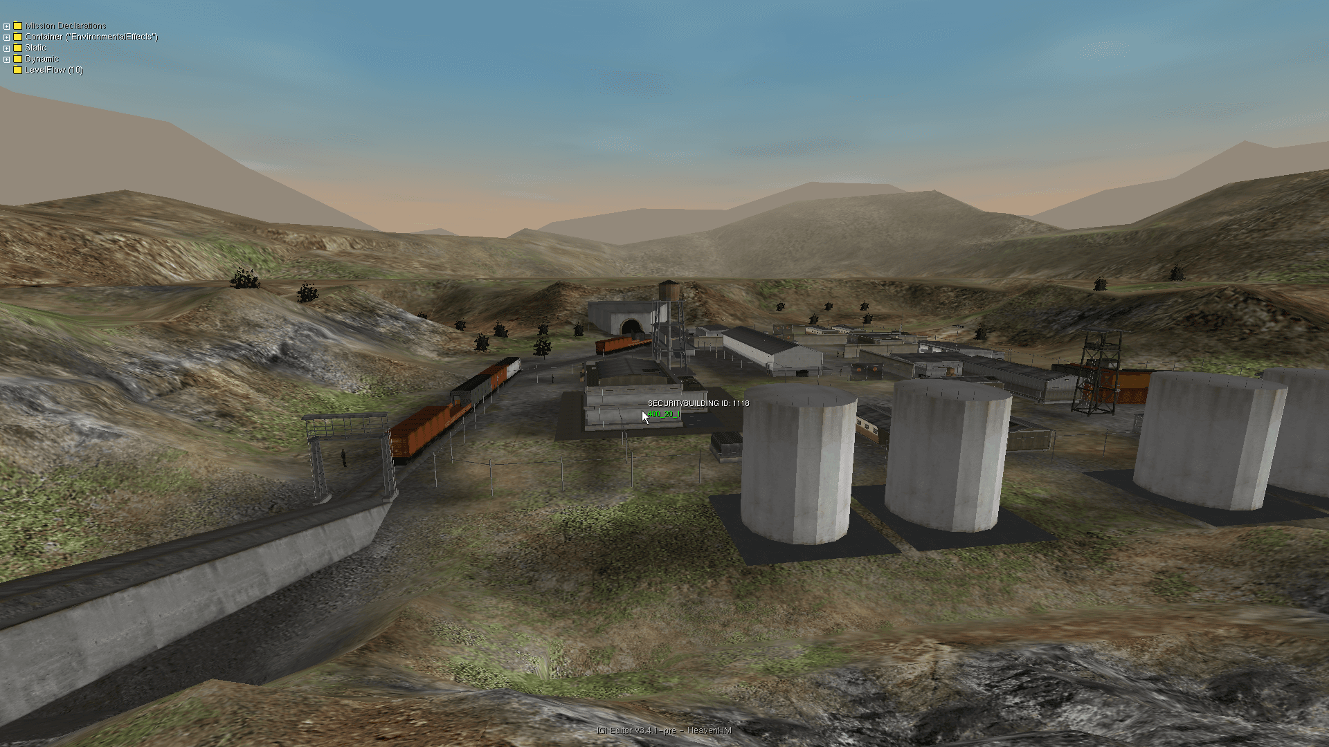 Main editor viewport